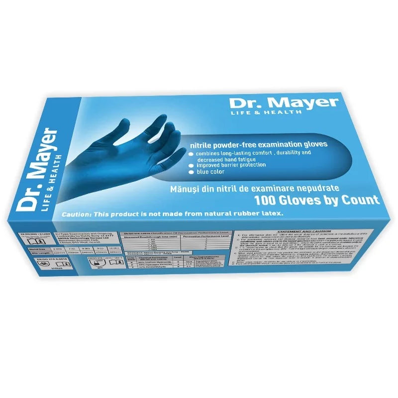 Manusi examinare nitril Blue Dr. Mayer