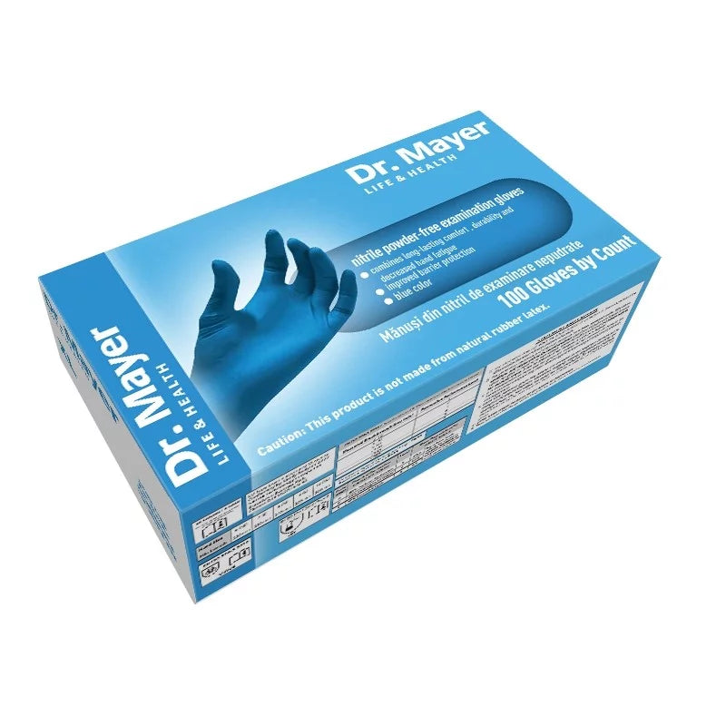 Manusi examinare nitril Blue Dr. Mayer