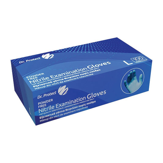 Manusi Examinare Nitril Blue Nepudrate Dr.Protect
