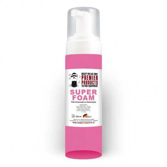 Pink Super Foam Tattoo - Spuma Curatare si Calmarea Pielii 220ml