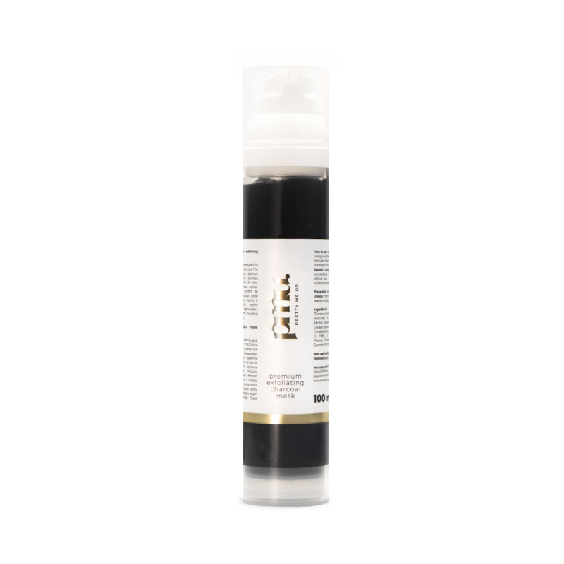 PRETTY ME UP. Masca Premium Exfolianta cu Carbune – 100 ml