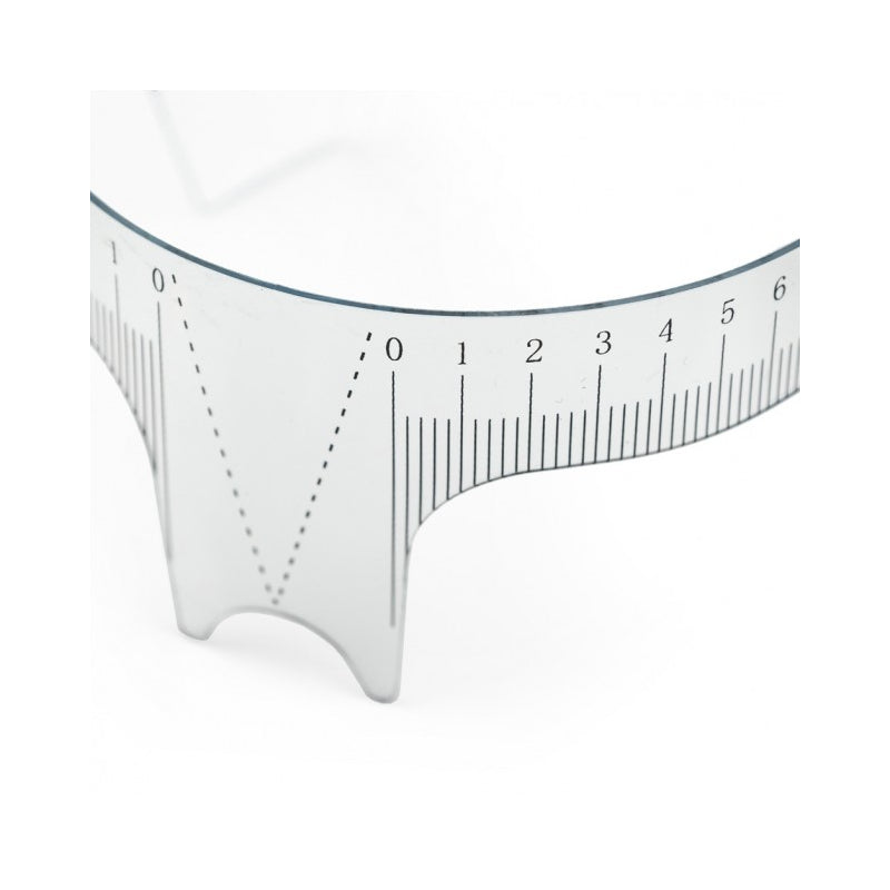 Rigla pentru simetrie sprancene