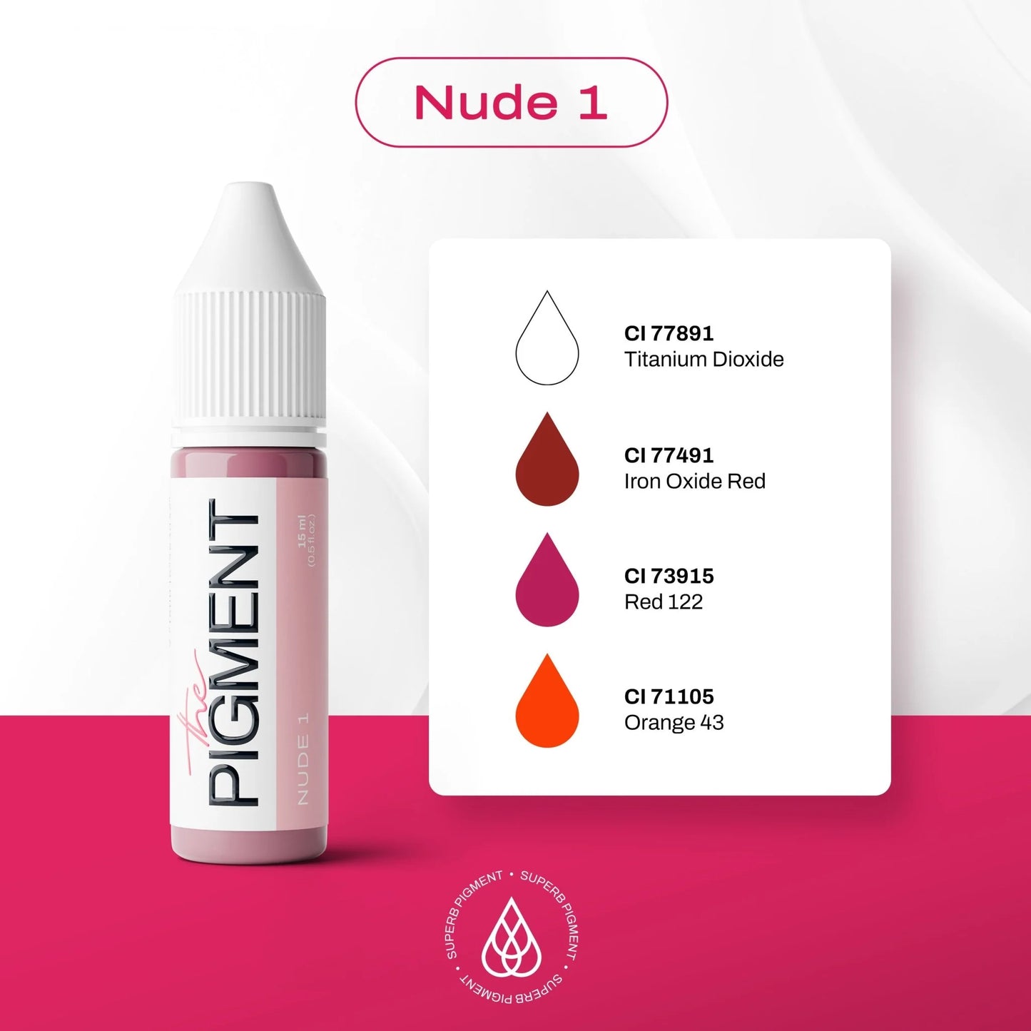 Pigment The Pigment - Nude 1 - 5ml/15ml