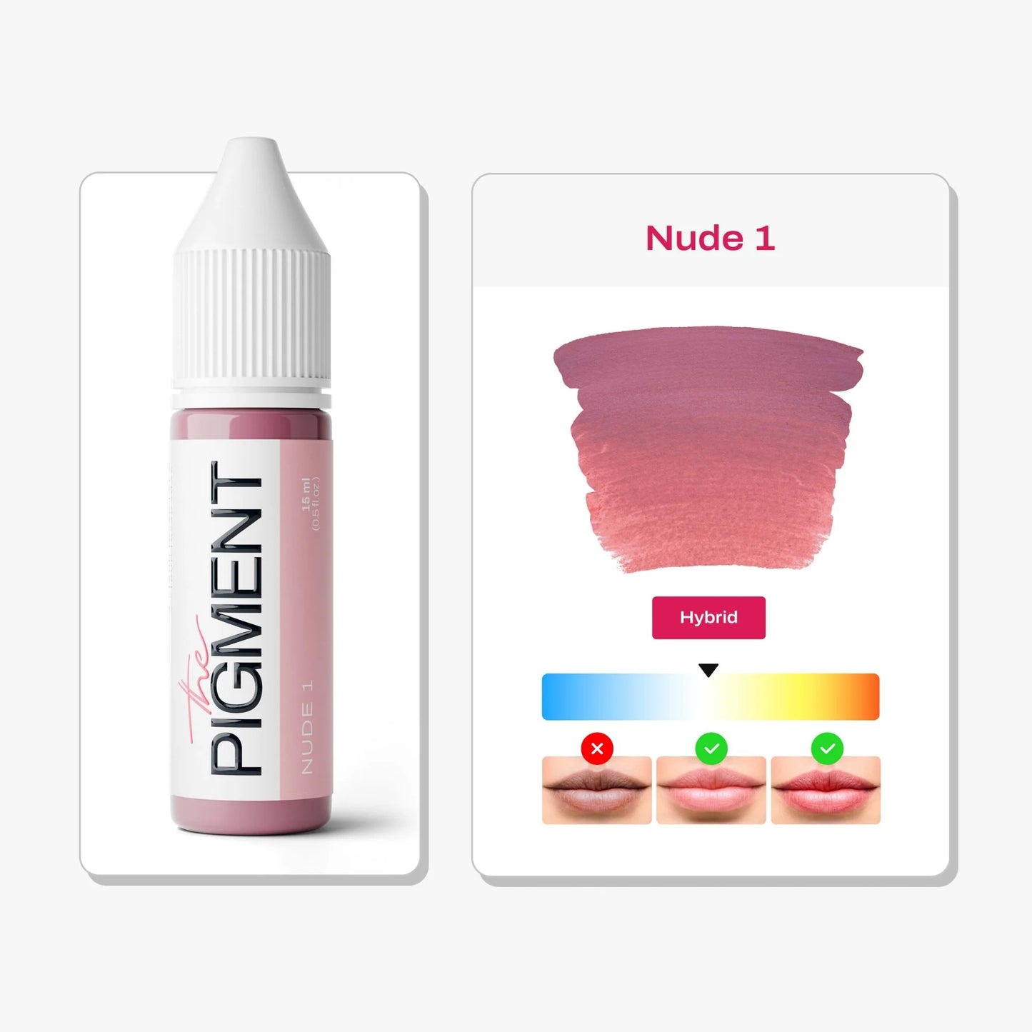 Pigment The Pigment - Nude 1 - 5ml/15ml