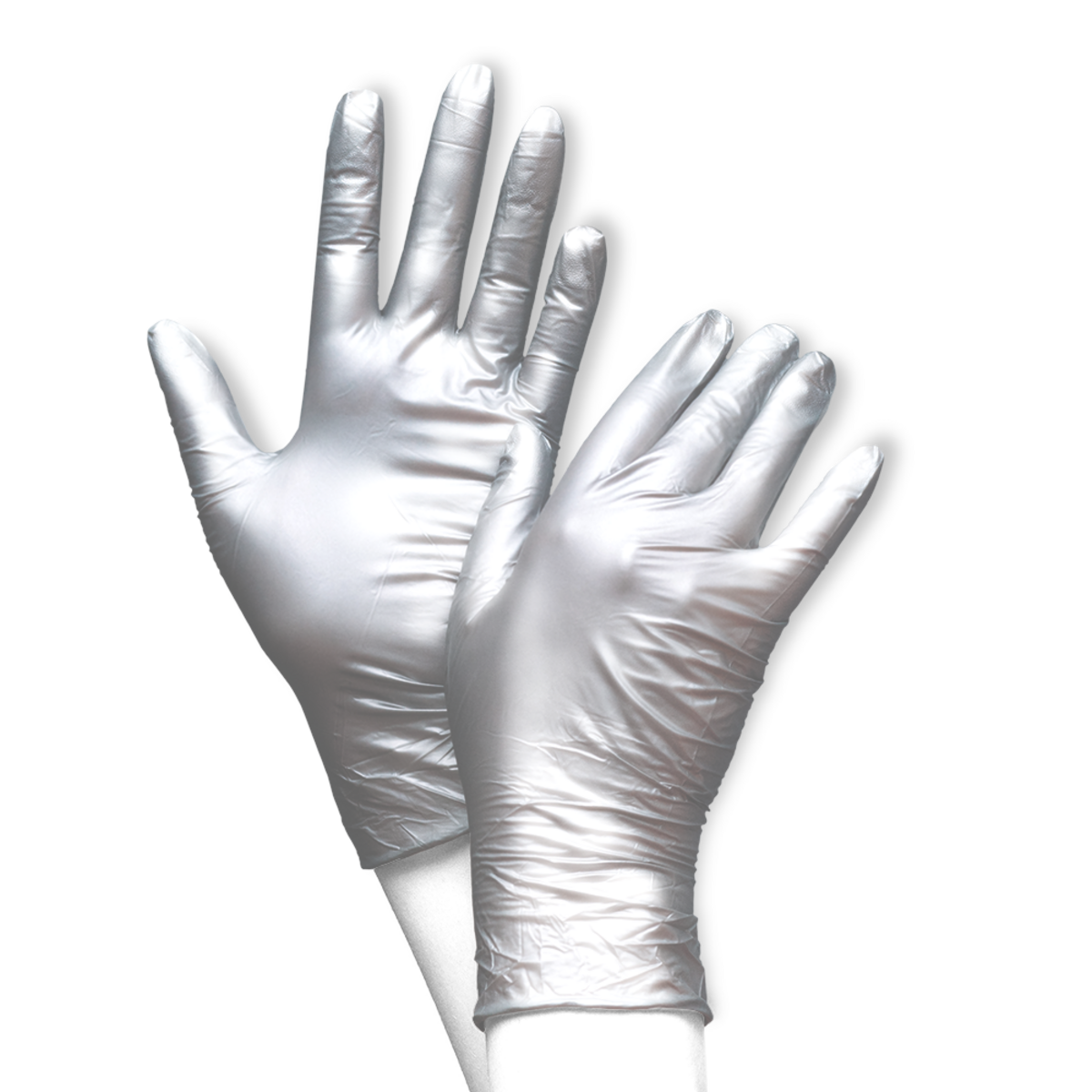 Manusi nitril Unigloves FANCY SILVER , uz medical si profesional