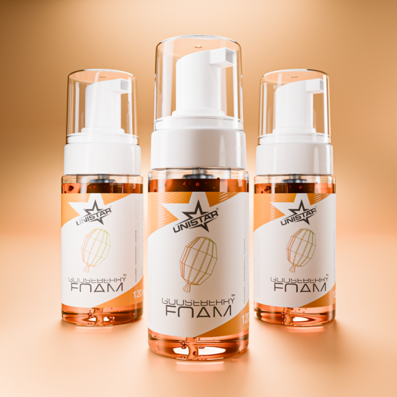 UNISTAR Gooseberry Foam Soap - Spuma Curatare Tattoo cu Vitamina E 120ml